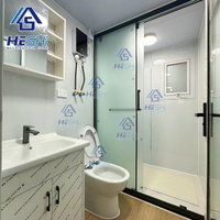 Grande maison préfabriquée mobile en conteneur extensible de 40, 30 et 20 pieds, avec salle de bain préfabriquée, maison portable, prix