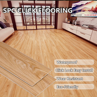 Plancher en vinyle rigide composite en pierre SPC écologique HANLI 5 mm, système de clic, pour la décoration intérieure