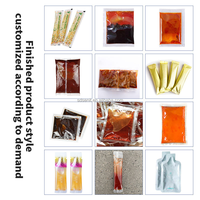 Machine automatique de remplissage, de scellage et d'emballage de sauces et pâtes pour le ketchup, le miel, la mayonnaise, la crème et les produits alimentaires