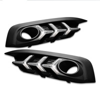 Kit de feux de route LED DRL pour Honda Civic 2016 à 2018, ensemble de phare de jour avec signalisation directionnelle