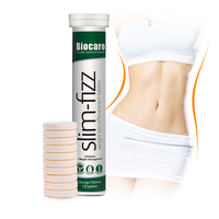 Poudre de glucomannane de konjac Slim Fizz et comprimés effervescents de glucomannane, compléments alimentaires