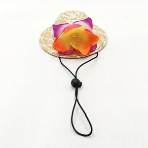 Sombrero de Paja para Mascotas, Mini Decoración de Verano para Perros y Gatos, Sombrero Pequeño para el Sol - Product Image 2