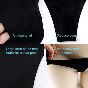Mutandine <span class=keywords><strong>Mestruali</strong></span> Riutilizzabili Comode e Assorbenti, Perdite Incontenibili, Lavabili, Compatibili con Tampone - Product Image 2