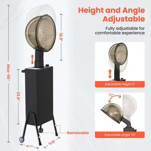 Wholesale High Quality High Speed Helmet Hair Dryer and Salon Heater Factory Professional Hair Dryer Home and Beauty Salon - Product Image 3