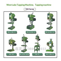 Mesin Bor Industri West Lake Desktop SWJ-3 SWJ-6 SWJ-12 Kecil 220V untuk Rumah Tangga Garansi 4 Tahun 0.37kW