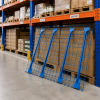 Platelage évasé résistant de fil de support en acier industriel de capacité de charge élevée pour le conteneur de stockage d'OEM de palette de stockage d'entrepôt