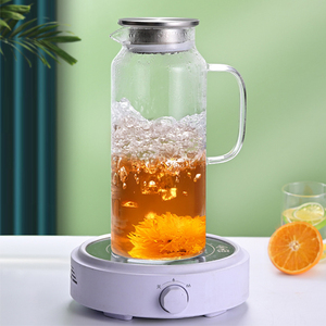 Bình đựng nước thủy tinh 40oz bình đựng nước nóng/lạnh Bình Đựng Trà đá lớn cho cà phê, nước trái cây và đồ uống tự chế - Product Image 4