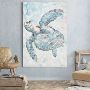 100% peint à la main <span class=keywords><strong>tortue</strong></span> <span class=keywords><strong>de</strong></span> <span class=keywords><strong>mer</strong></span> <span class=keywords><strong>peinture</strong></span> à l'huile sur toile grande <span class=keywords><strong>tortue</strong></span> marine impressionniste toile Art mural pour salon - Product Image 2