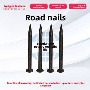 मोटी स्टील रोड की स्टड स्पीड कूबड़ और डामर रोड नाखून उत्पाद श्रेणी के लिए ग्राउंड फिक्स्ड स्टड - Product Image 4