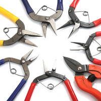 LAVIEMOT Ensemble de 3 pinces à bijoux en acier au carbone, kit d'outils comprenant des pinces à bec effilé et des coupe-fils ronds pour les fournitures