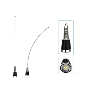 Antena de Radio Móvil para Auto NMO N4 1.36m 54ft VHF 136-174MHz, Flexible, de Acero Inoxidable 631, para Radioaficionados - Product Image 1