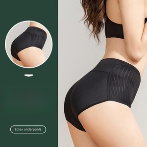 Sous-vêtements féminins en Latex avec fesses surélevées Belles fesses Fausses fesses Boyshorts Sous-vêtements <span class=keywords><strong>Sexy</strong></span> Femmes Culottes - Product Image 4