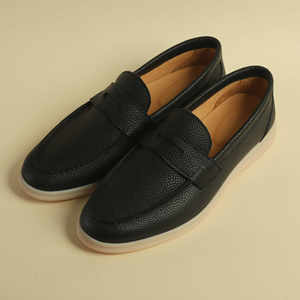 Chaussures Oxford classiques à lacets en cuir de qualité supérieure, chaussures habillées formelles pour le bureau - Product Image 1