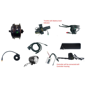 ชุดแปลงจักรยานสามล้อไฟฟ้าแบบเปิดประทุน พร้อมมอเตอร์ฮับ 60V 500W สำหรับผู้โดยสาร ใช้กับยางใหญ่ - Product Image 4