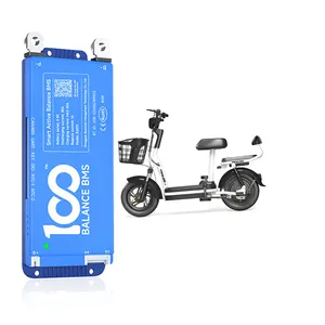 लिथियम आयन लाइफपो4 बैटरी के लिए 100 बैलेंस बीएमएस 100ए 24वी 8एस पूर्ण सुरक्षा फ़ंक्शन के साथ एकीकृत सक्रिय बैलेंस स्मार्ट बीएमएस