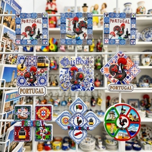 Imán Decorativo Conmemorativo de Turismo Impreso en 3D, Regalo Artesanal Portugués para Refrigerador, Comercio Electrónico Transfronterizo - Product Image 1