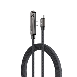 <span class=keywords><strong>C</strong></span>âble de charge rapide haute vitesse 240 W et <span class=keywords><strong>c</strong></span>âble <span class=keywords><strong>USB</strong></span>-<span class=keywords><strong>C</strong></span> à angle droit, <span class=keywords><strong>c</strong></span>âble <span class=keywords><strong>USB</strong></span>-<span class=keywords><strong>C</strong></span> <span class=keywords><strong>vers</strong></span> <span class=keywords><strong>USB</strong></span>-<span class=keywords><strong>C</strong></span> 240 W 1,5 m pour téléphone - Product Image 1