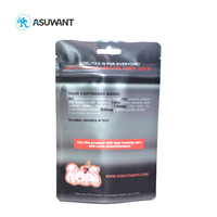 Sacs noirs avec fenêtre en plastique, sacs en Poly à fermeture éclair refermable avec fermeture à glissière refermable, pochette anti-odeur, emballage de distribution