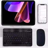 Teclado Bluetooth para Blackview Mega 3 2 1 Active 12 10 8 Pro, 78 Teclas, 10 Pulgadas, Recargable, Inalámbrico, Juego de Teclado y Ratón