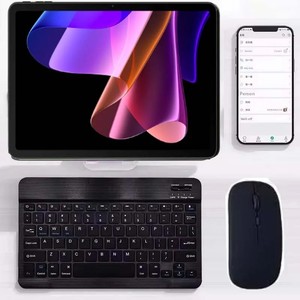 พร้อมคีย์บอร์ดบลูทูธสำหรับ Blackview Mega 3 2 1 Active 12 <span class=keywords><strong>10</strong></span> 8 Pro คีย์บอร์ดไร้สายแบบชาร์จได้ 78 ปุ่ม ขนาด <span class=keywords><strong>10</strong></span> นิ้ว ชุดคีย์บอร์ดและเมาส์ - Product Image 1