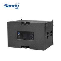 Caisson de basses Sandy J10SP simple de 18 pouces, ultra-bas, à ligne de tableau, haute puissance, caisson de basses professionnel