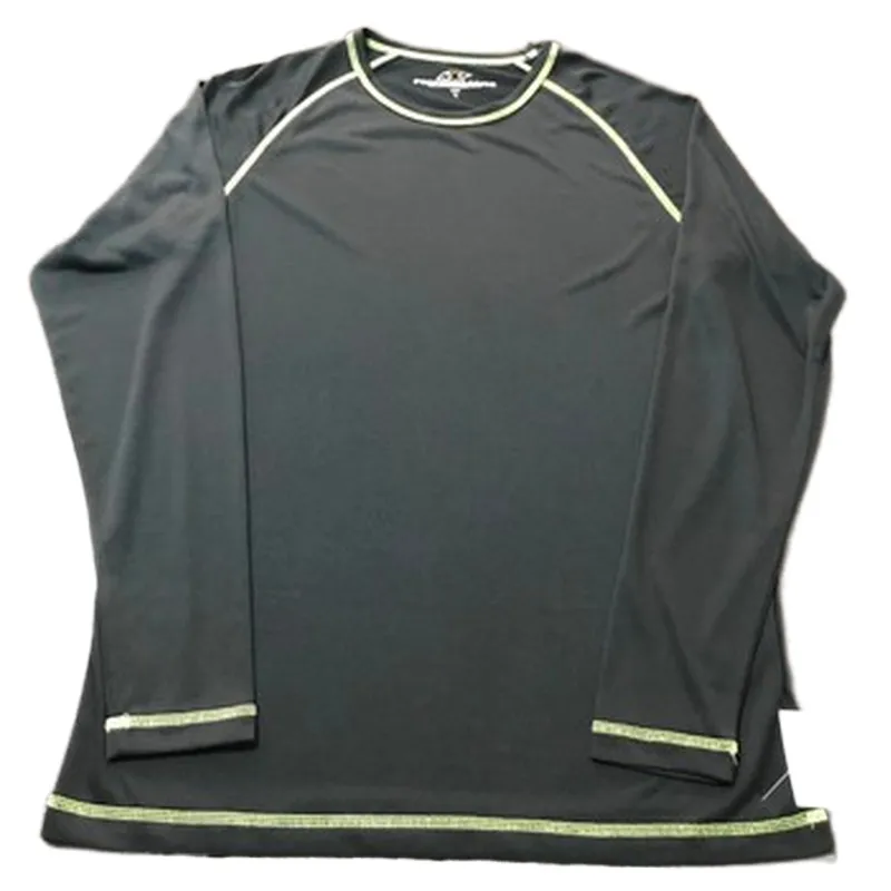 100% polyester couche de base costume de sport confortable t-shirt pour hommes