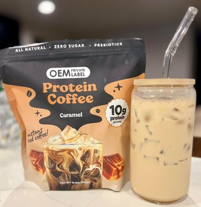 Café en Polvo Orgánico con Alto Contenido de Proteína de Suero de Leche, Café Espresso con Alto Contenido de Proteína, Apto para Dieta <span class=keywords><strong>Keto</strong></span>, para Concentración, Energía y Salud Intestinal - Product Image 4