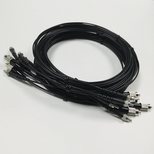 Câble optique noir SMA-FC 1000um, cordon de raccordement en fibre optique pour équipement industriel - Product Image 1