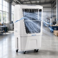 JHCOOL Refroidisseur d'air portable de qualité supérieure, système de ventilation mécanique, refroidisseur d'air domestique, climatiseur évaporatif extérieur