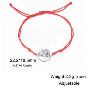 Bijoux SS personnalisés, breloques <span class=keywords><strong>arbre</strong></span> <span class=keywords><strong>de</strong></span> <span class=keywords><strong>vie</strong></span> en or, <span class=keywords><strong>bracelet</strong></span> avec carte <span class=keywords><strong>de</strong></span> vœux, bijoux, <span class=keywords><strong>cordon</strong></span> d'emballage artisanal, <span class=keywords><strong>bracelet</strong></span> Make A Wish <span class=keywords><strong>Bracelet</strong></span> - Product Image 4