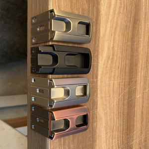 Door Latch Zinc Alloy Antique Blue Brushed Black Red Minimalist Design Easy Installation Type A <b>Pin</b> - Product Image 2