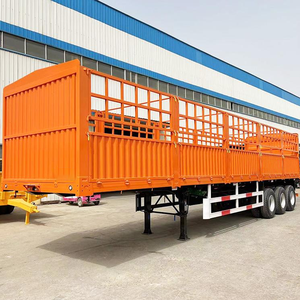 Semi-remorque de transport de bétail robuste, directement de l'usine, à faible coût et sur mesure pour le transport d'animaux au Nigeria et au Ghana - Product Image 6