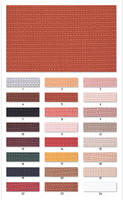 Nouveau 3D Tricoté Texture 1.2mm Couleur Vinyle Tissu Rexine PVC Sacs En Cuir Matériel pour Sacs Bagages Bureau Pad Rembourrage Fabrication