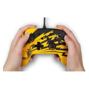 Manette de jeu filaire Pikachu Lightning pour Nintendo Switch Noir et Jaune - Product Image 4