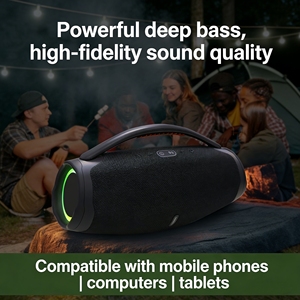 Altavoz Bluetooth Boomsbox de <span class=keywords><strong>3</strong></span>.ª Generación, Altavoz Portátil para Exteriores Resistente al Agua con Asa, Altavoz Estéreo con Bajos Potentes - Product Image 5