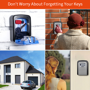 Optional Color Code <strong>Lock</strong> Wall Mount <strong>Safe</strong> Key Storage <strong>Lock</strong> Box <strong>Combination</strong> Password Lockbox - Product Image 5