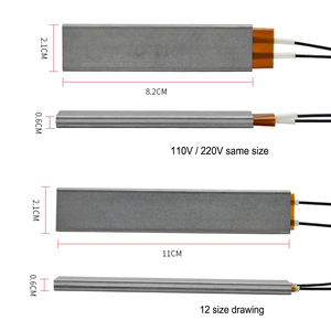 Riscaldatore per <span class=keywords><strong>Auto</strong></span> 12V 80W PTC con Isolamento Ceramico Cinetico, Termostato e Mini Ventilatore per Uso Industriale - Product Image 2
