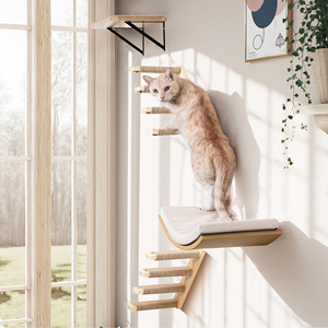 Árbol para Gatos de Madera de Nuevo Diseño, Centro de Actividades para Gatos Montado en la Pared, Venta al por Mayor - Product Image 5