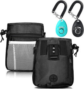 Pochette <span class=keywords><strong>de</strong></span> sac à collation latérale pour friandises pour chiens et 2 pièces pour l'entraînement des animaux <span class=keywords><strong>de</strong></span> compagnie avec ceinture pour la marche - Product Image 1