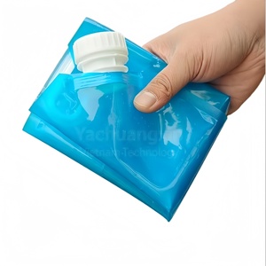 Blue Foldable <b>Hydration</b> <b>Bladder</b> Plastic Water Storage Bag for Outdoor Use - Product Image 1