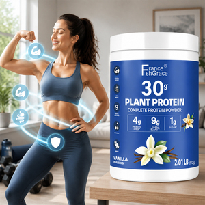 Nuevo suplemento de proteína vegetal que apoya la nutrición de los bacterias beneficiosos del intestino 912 G para adultos, proteína vegetal en polvo - Product Image 1