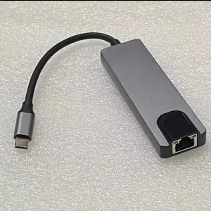 유형 C 확장 5 in 1 USB 허브 스플리터 멀티 인터페이스 HDMI 네트워크 케이블 어댑터 컴퓨터 변환기