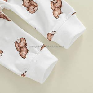 Vestiti del bambino ragazzo 2T vestito <span class=keywords><strong>per</strong></span> bambini di alta qualità ragazzi maglione orsetto pantaloni lunghi casuali abbigliamento 2 pezzi abiti <span class=keywords><strong>per</strong></span> <span class=keywords><strong>neonati</strong></span> - Product Image 6