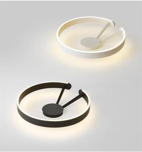 Gran oferta, diseñador moderno, luz redonda que empuja, sala de estar, dormitorio, montaje empotrado, lámpara de techo led regulable - Product Image 3