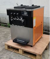 Grandes machines de distribution de crème glacée américaine avec pompe à air à usage commercial au pakistan uae dubai