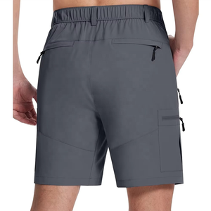 Shorts cargo de randonnée pour hommes, légers, à séchage rapide, en tissu extensible, hydrofuges, pour activités de plein air, vente en gros - Product Image 2