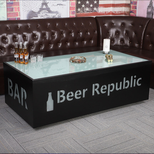 Arredamento per bar alla moda / <span class=keywords><strong>Discoteca</strong></span> / KTV / Night Club / Tavolo a cubo LED / Arredamento per Hookah Lounge / Set divani / Tavolino da caffè centrale - Product Image 3