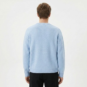 Custom OEM ODM Men Knit <strong>Sweater</strong> Cotton Knitwear Jacquard <strong>Sweater</strong> <strong>Pullover</strong> Manufacturer Crew Neck Long Sleeve Knit <strong>Sweater</strong> Men - Product Image 3