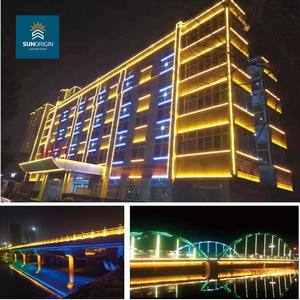 DMX512 Control RGBW LED Arandela de Pared Luz IP65 Aluminio Edificio Escenario & Hotel Pared Lavado Luces Iluminación de Jardín - Product Image 6