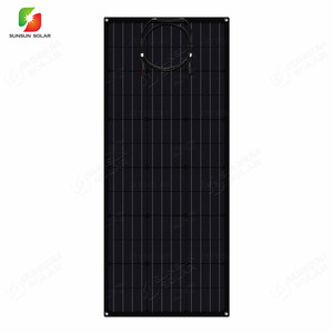 แผงโซลาร์เซลล์แบบกึ่งยืดหยุ่น 100W 150W 200W 220W 250W 300W ติดตั้งง่าย น้ำหนักเบา สำหรับรถขับเคลื่อน 4 ล้อ แคมป์ปิ้ง ใช้งานพลังงานนอกกริด รุ่น SS-M100W - Product Image 1